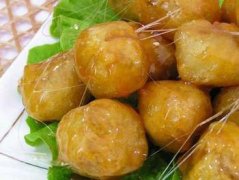 拔丝元宵的做法