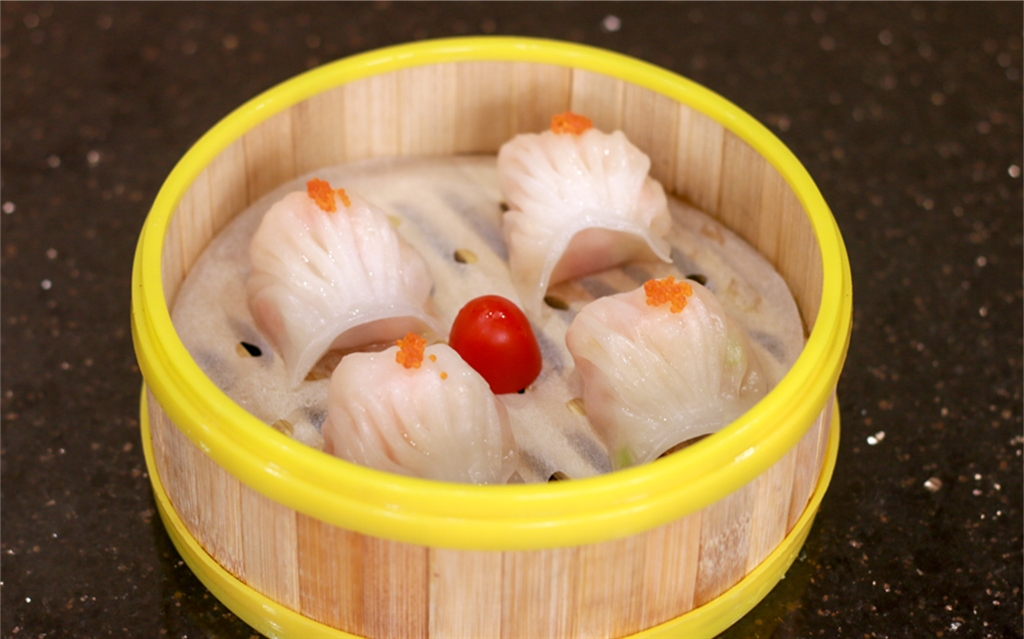 广式早茶虾饺